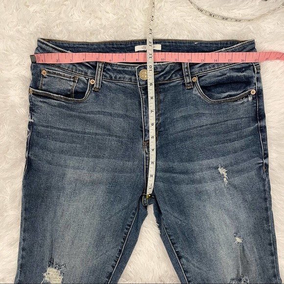 STS Blue Ankle Skinny Jeans Distressed Medium Wash Women’s 31 Nordstrom - Picture 10 of 11